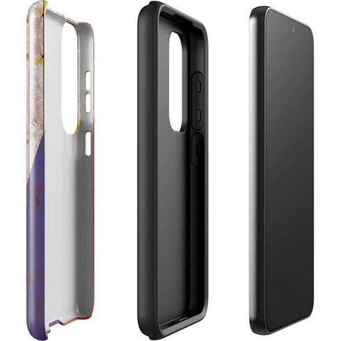 Philippines Flag Dark Wood Galaxy S23 Pro Case